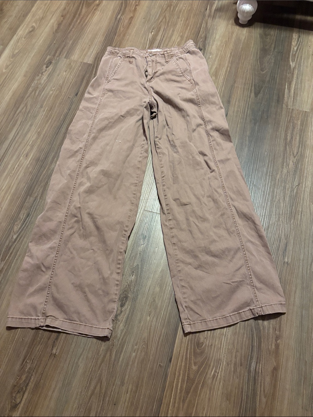 Women’s Wide-Leg Casual Pants in Dusty Brown